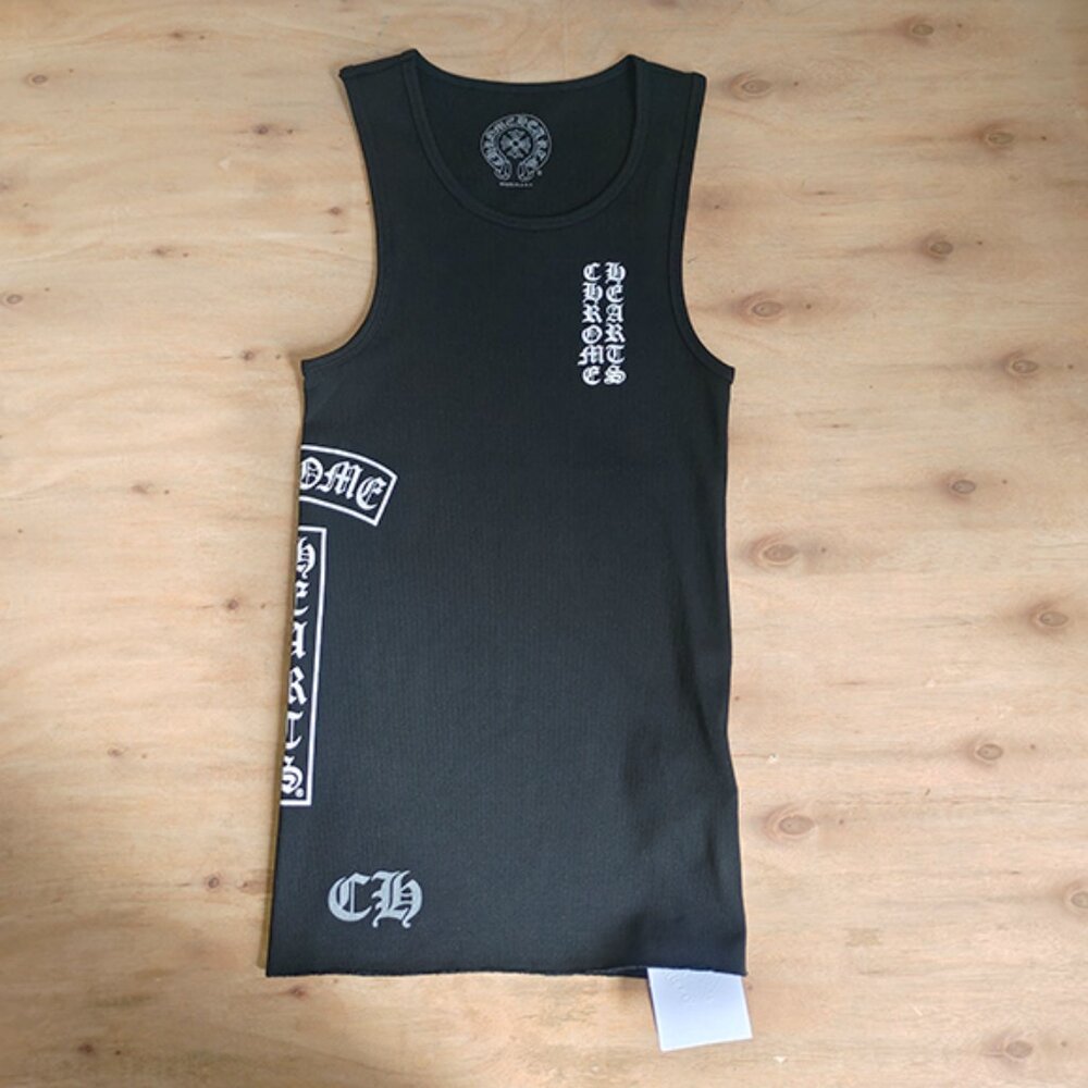Chrome Hearts Black Sleeveless Tee
